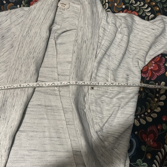 Wilfred heather gray studded Diderot cardigan sz M - Picture 9 of 10